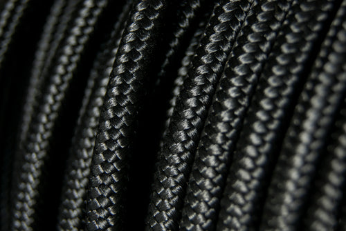 Cable textil cal.18 color Negro