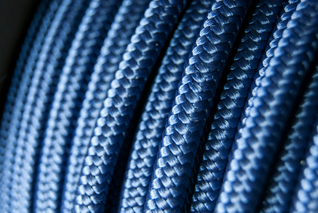 Cable textil cal.18 color Azul Marino