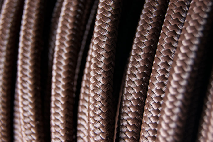 Cable textil cal.18 color Chocolate