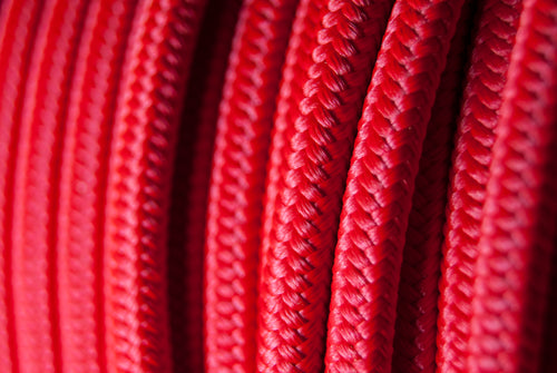 Cable textil cal.18 color Rojo