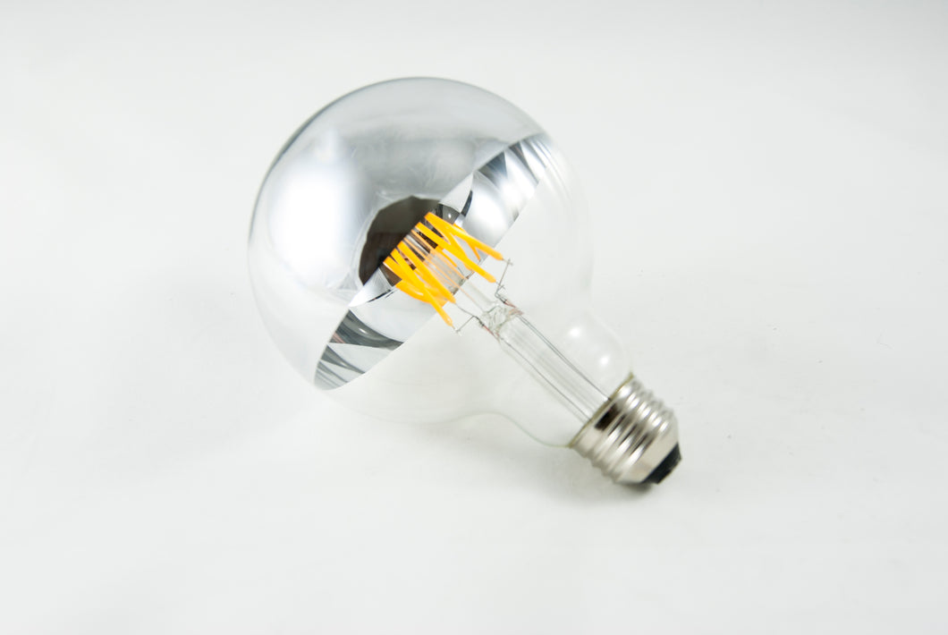 Foco Globo Medio Cromo LED