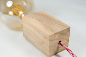 Portalámpara Pino Cubo