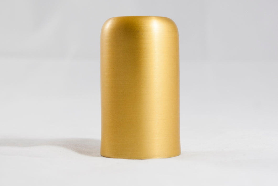 Portalámparas Bala Aluminio Dorado