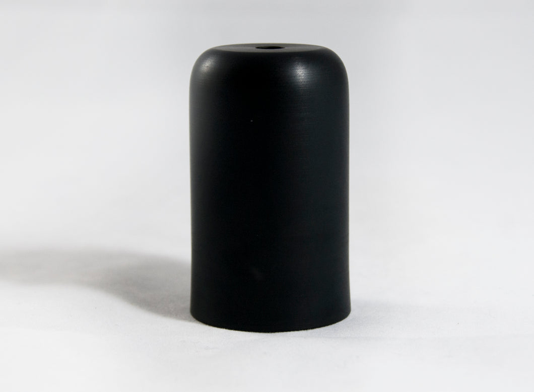 Portalámparas Bala Aluminio Negro